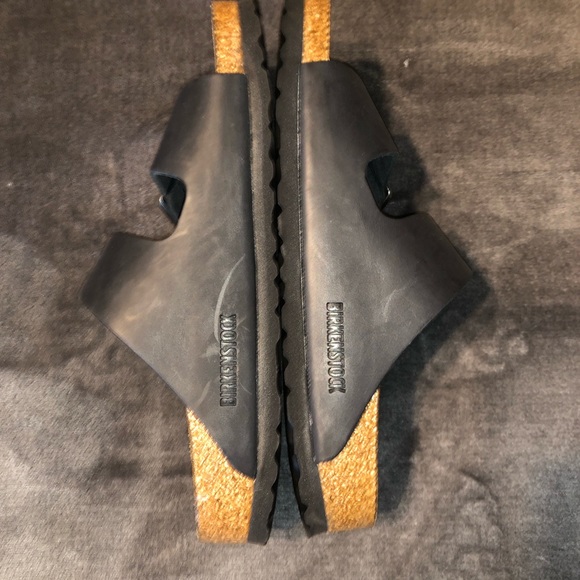 Birkenstock Arizona Soft Footbed Sandals Blue Oiled - Picture 7 of 8